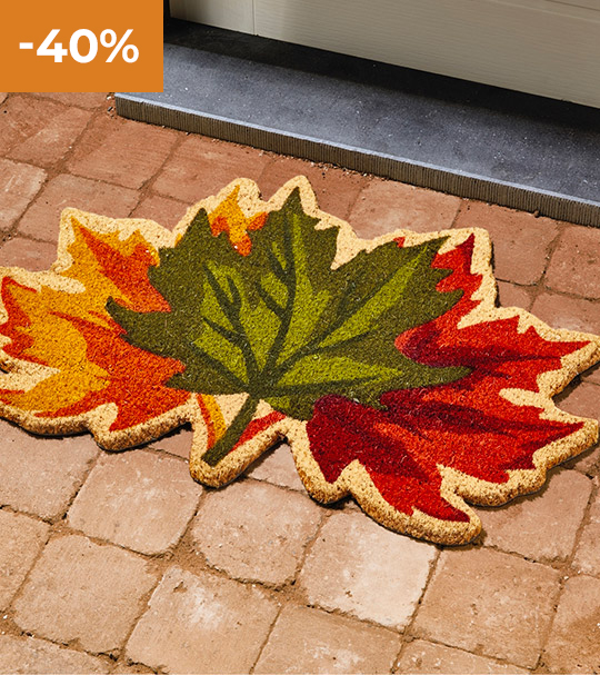 Paillasson feuilles d'automne