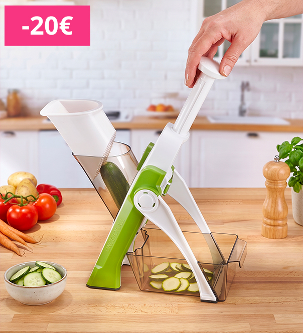 Mandoline à poussoir