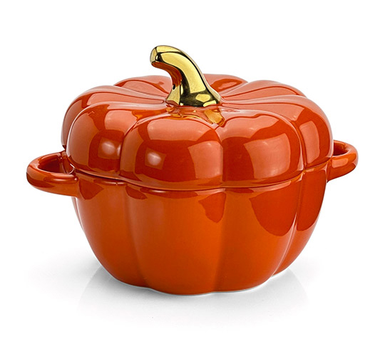 Lot de 2 plats citrouille