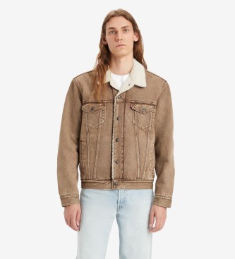 Chaqueta Trucker Type III Sherpa marrón