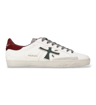 Zapatillas de Piel Steven blanco