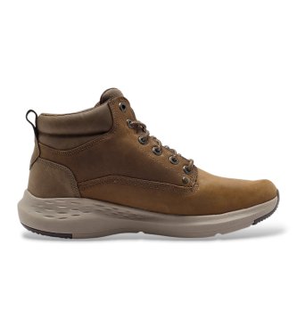 Botines de Piel Relaxed Fit: Parson - Ederic marrón