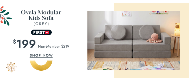 Ovela Modular Kids Sofa (Grey)