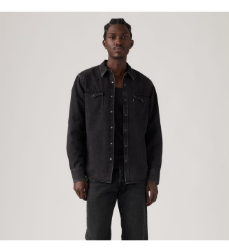 Camisa Barstow Western negro