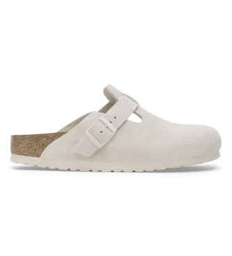 Zuecos de Piel Boston (Ajuste Regular) beige