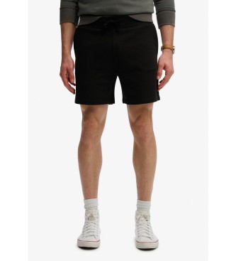 Short Essential Logo Classic negro