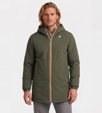 Chaqueta Reversible Jacob St Warm Double verde, gris