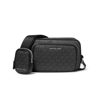 Bandolera monograma negro