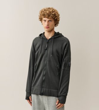 Sudadera Lens Zip negro