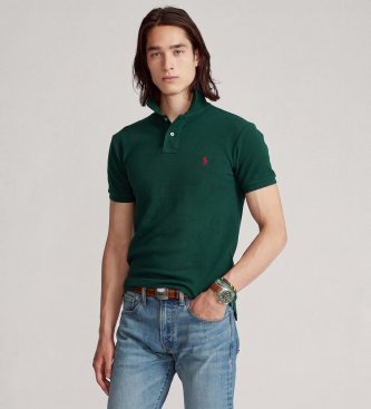 slim-fit-pique-polo-shirt-green