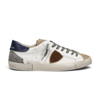 Zapatillas de Piel Prsx Low blanco