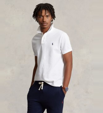 Polo de Piqué Slim Fit blanco