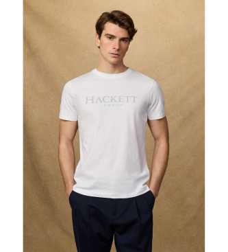 Camiseta con logo Fit Clásico blanco