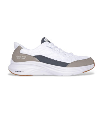 Zapatillas Slip-ins Contour Foam Cozy Fit blanco