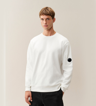 Sudadera Diagonal Raiser Lens blanco roto