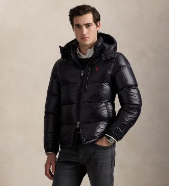 Chaqueta Gorham brillante de plumón marino oscuro