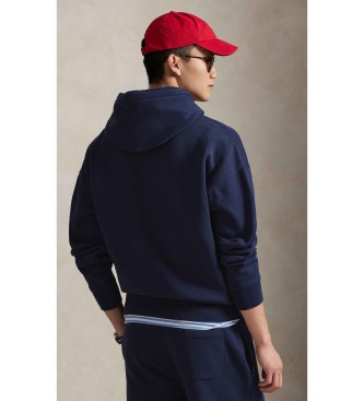 Sudadera Polo Sport de felpa con capucha marino